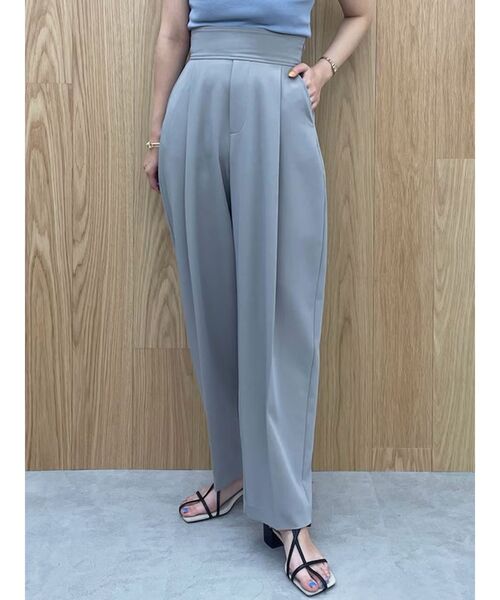 LAGUNAMOON（ラグナムーン）の「コクーンシルエットパンツ（その他パンツ・レディース・アイボリー/グレー・SMALL/MEDIUM）」の2枚目の写真