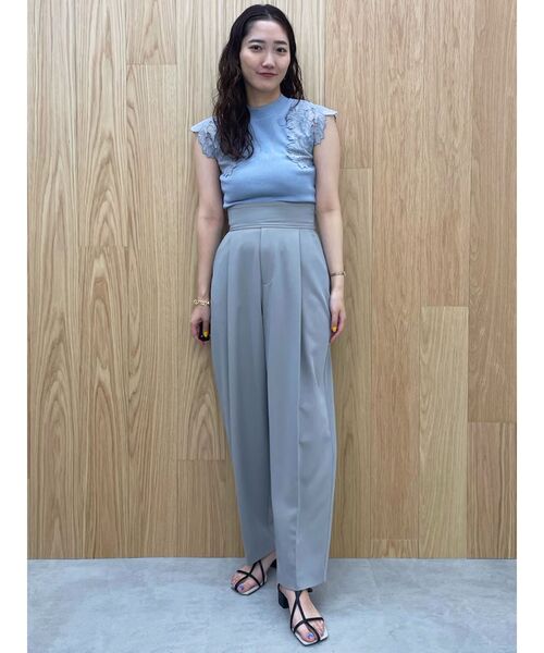 LAGUNAMOON（ラグナムーン）の「コクーンシルエットパンツ（その他パンツ・レディース・アイボリー/グレー・SMALL/MEDIUM）」の3枚目の写真