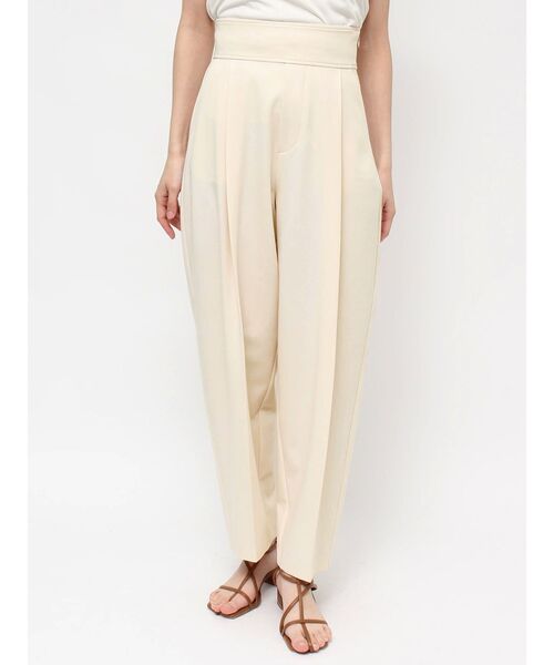 LAGUNAMOON（ラグナムーン）の「コクーンシルエットパンツ（その他パンツ・レディース・アイボリー/グレー・SMALL/MEDIUM）」の18枚目の写真