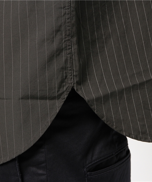 URBAN RESEARCH（アーバンリサーチ）の「UR バンドカラーシャツ（シャツ/ブラウス・メンズ・ホワイト/その他1/その他2/ブルー系その他・LARGE/MEDIUM）」の8枚目の写真