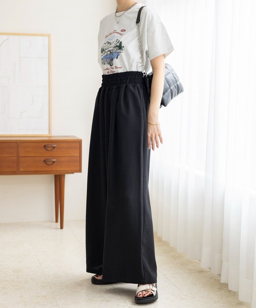 LEPSIM（レプシィム）の「ギャザーワイドフレアパンツ 109734（その他