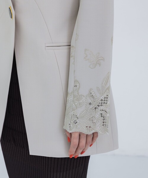 ジャケット・アウター  MURRAL Morpho Embroidery Jacket MURRAL（ミューラル）の「【MURRAL/ミューラル】モルフォエンブロイ
