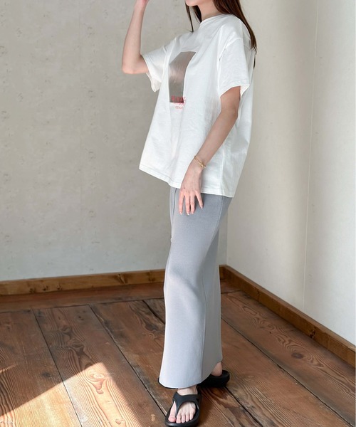 Per sist ence(パーシエンス)の「箔&カラープリントコットンオーバーサイズTシャツ(Tシャツ/カットソー・レディース・C/D/E/F/A/H/J/B/G/I・FREE)」の22枚目の写真