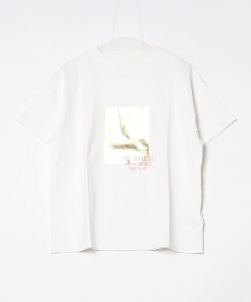 Per sist ence(パーシエンス)の「箔&カラープリントコットンオーバーサイズTシャツ(Tシャツ/カットソー・レディース・C/D/E/F/A/H/J/B/G/I・FREE)」の19枚目の写真