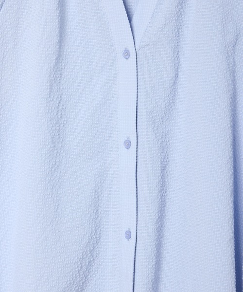 INED CLARO（イネドクラロ）の「カラミタンブラー2WAYブラウス（シャツ/ブラウス・レディース・イエロー/オフホワイト/サックスブルー/ブラック・フリー）」の10枚目の写真