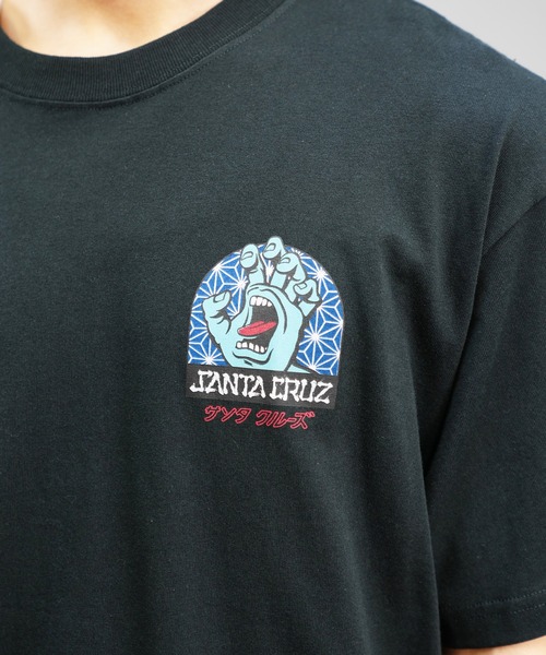 SANTA CRUZ（サンタクルーズ）の「【ムラサキスポーツ限定】SANTACRUZ/サンタクルーズ 半袖Tシャツ 麻柄 カタカナ 502241416（Tシャツ/カットソー・メンズ・ホワイト/ブラック・M/L/XL）」の19枚目の写真