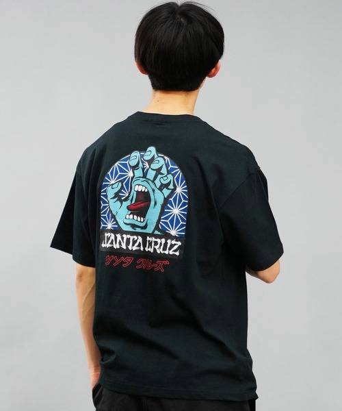 SANTA CRUZ（サンタクルーズ）の「【ムラサキスポーツ限定】SANTACRUZ/サンタクルーズ 半袖Tシャツ 麻柄 カタカナ 502241416（Tシャツ/カットソー・メンズ・ホワイト/ブラック・M/L/XL）」の15枚目の写真