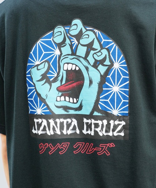 SANTA CRUZ ロゴ Tシャツ 青　サンタクルーズ 90s USA製 NHS SANTA CRUZ Tシャツ 薄い紺 L 横乗り - メルカリ