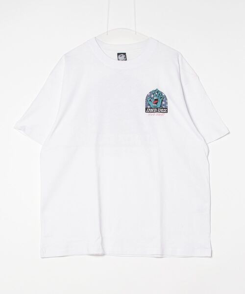 SANTA CRUZ（サンタクルーズ）の「【ムラサキスポーツ限定】SANTACRUZ/サンタクルーズ 半袖Tシャツ 麻柄 カタカナ 502241416（Tシャツ/カットソー・メンズ・ホワイト/ブラック・M/L/XL）」の14枚目の写真