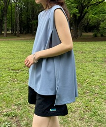 Franklin Climbing | 【Retreat】タックノースリーブTee(Tシャツ/カットソー)