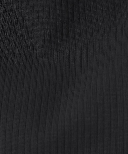 OPAQUE.CLIP（オペークドットクリップ）の「◆GIZAコットンリブ ボートネックカットソー（Tシャツ/カットソー・レディース・ライトベージュ/ブラック/ホワイト/ホワイト系3・36/34/42/40/38）」の12枚目の写真