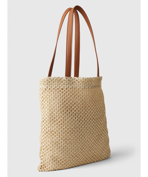 GAP(ギャップ)の「ストロー トートバッグ(トートバッグ・レディース・ナチュラル・ONE SIZE)」の3枚目の写真