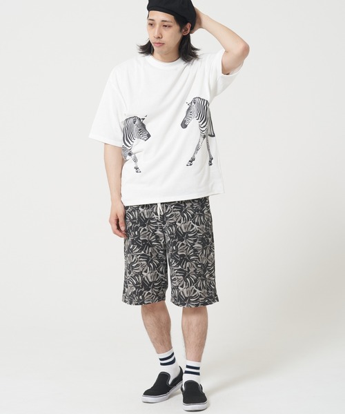 CORISCO(コリスコ)の「アニマルサイドプリントTシャツ(M1)(Tシャツ/カットソー・メンズ・ブルー/オレンジ/ブラック/ダークグリーン/ホワイト/ネイビー/ホワイト系その他2/ホワイト系その他3/ブラック系その他2/ブラック系その他3・MEDIUM/LARGE/X-LARGE)」の18枚目の写真