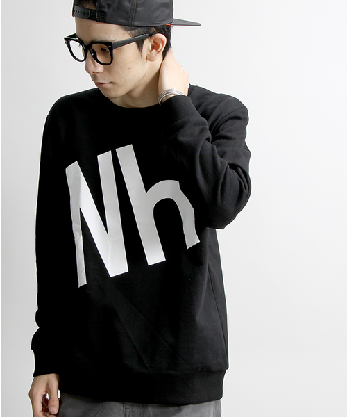 WEGO（ウィゴー）の「WEGO/ビッグロゴプルオーバー（スウェット・メンズ・ネイビー/ブラック・LARGE/MEDIUM）」の2枚目の写真