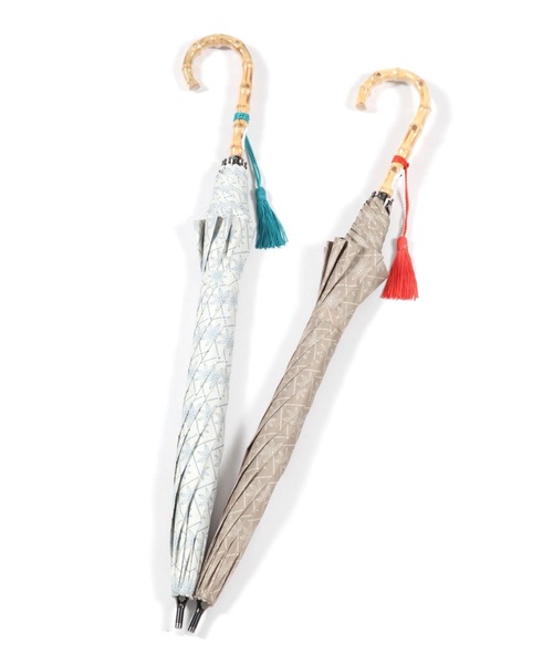 studio CLIP（スタディオクリップ）の「フラワータイル 日傘（長傘・レディース・ホワイト/ブラウン・FREE）」の5枚目の写真