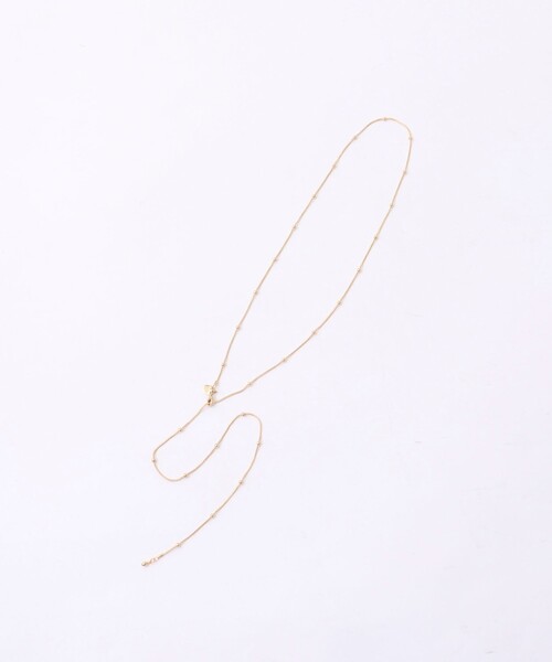 NOLLEY’S(ノーリーズ)の「粒ボールY字アレンジネックレス(ネックレス・レディース・ゴールド/シルバー・FREE)」の4枚目の写真