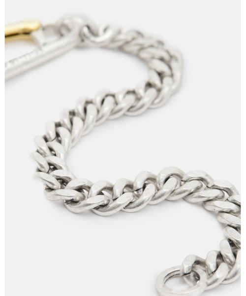 ALLSAINTS（オールセインツ）の「CARABINER TWO TONE BRACELET | カラビナ ツートーン ブレスレット（ブレスレット・メンズ・シルバー系その他・ONE SIZE）」の5枚目の写真