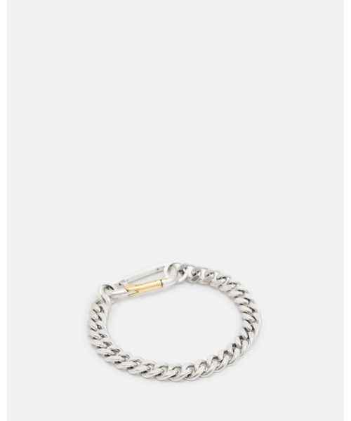 ALLSAINTS（オールセインツ）の「CARABINER TWO TONE BRACELET | カラビナ ツートーン ブレスレット（ブレスレット・メンズ・シルバー系その他・ONE SIZE）」の4枚目の写真