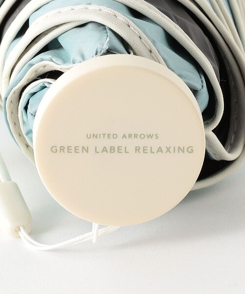 green label relaxing（グリーンレーベルリラクシング）の「＜U-DAY＞ALL WHATER 折りたたみ傘 / レイン - 晴雨兼用 -（折りたたみ傘・レディース・オフホワイト/ライトグレー/ライム・FREE）」の15枚目の写真