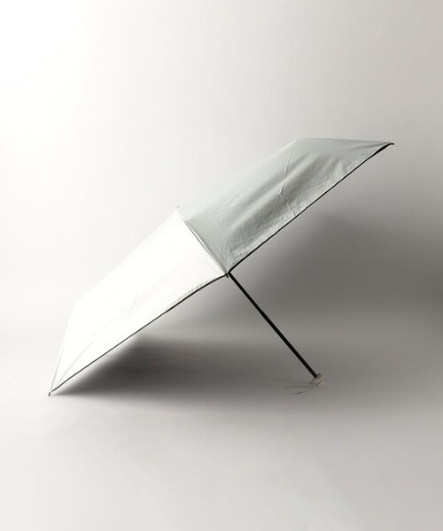 green label relaxing（グリーンレーベルリラクシング）の「＜U-DAY＞ALL WHATER 折りたたみ傘 / レイン - 晴雨兼用 -（折りたたみ傘・レディース・オフホワイト/ライトグレー/ライム・FREE）」の16枚目の写真