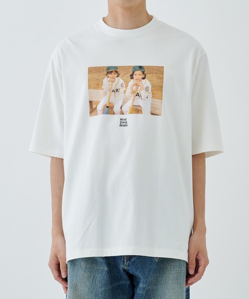 marka（マーカ）の「TEE YUJI TAKEUCHI Sub（Tシャツ/カットソー・メンズ・グレー/ホワイト・1/2）」の5枚目の写真