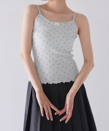 【ZOZO限定】フラワー キャミソール リボン 小花柄