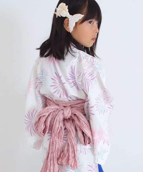 セール】接触冷感 2WAYガールズ浴衣3点セット KIDS（浴衣