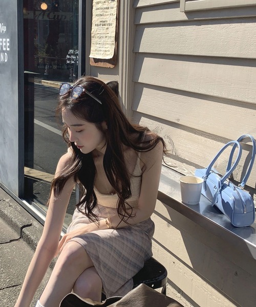 HALEY PESCA(ヘーリーペスカ)の「HALEY PESCA/チェックミディスカート(スカート・レディース・グレー/アイボリー・SMALL/MEDIUM)」の17枚目の写真