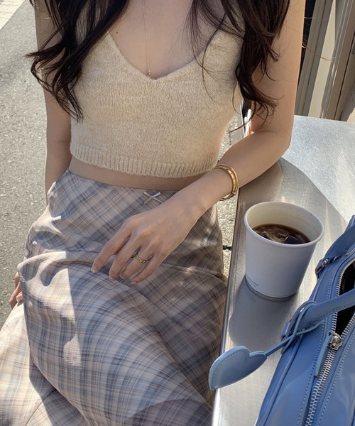 HALEY PESCA(ヘーリーペスカ)の「HALEY PESCA/チェックミディスカート(スカート・レディース・グレー/アイボリー・SMALL/MEDIUM)」の19枚目の写真