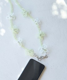 ROPE' PICNIC | クリアフラワーショルダーストラップ(スマホグッズ)