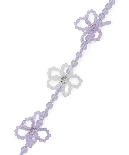 ROPE' PICNIC（ロペピクニック）の「クリアフラワーショルダーストラップ（スマホグッズ・レディース・パープル系その他/ライトグリーン/ホワイト・FREE）」の5枚目の写真