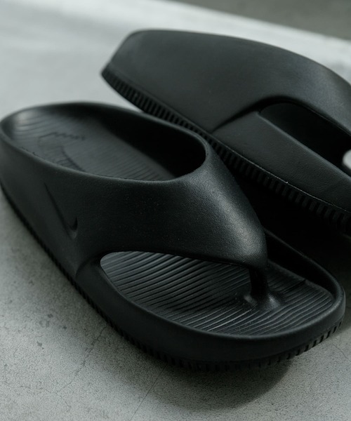 NIKE(ナイキ)の「NIKE カルム フリップ フロップ(サンダル・メンズ・ブラック・25/26/27/28/29)」の2枚目の写真