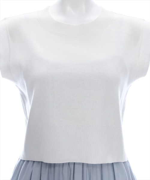 clear（クリア）の「[2点SET]ニットベスト+ランダムティアードキャミワンピースセット≪2024SS新作≫（ワンピース・レディース・ブラック/サックスブルー・F）」の12枚目の写真