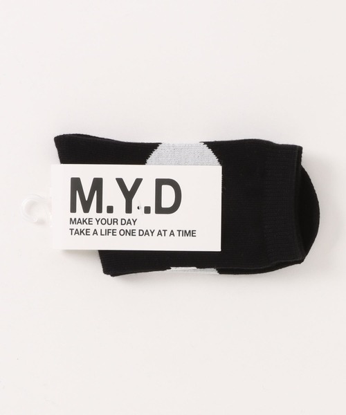 MAKE YOUR DAY（メイクユアデイ）の「ビッグドットソックス（ソックス/靴下・キッズ・ブラック/グレー/ネイビー・24/21/18/15 ）」の4枚目の写真