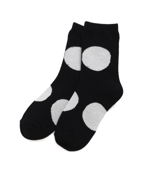 MAKE YOUR DAY（メイクユアデイ）の「ビッグドットソックス（ソックス/靴下・キッズ・ブラック/グレー/ネイビー・24/21/18/15 ）」の7枚目の写真