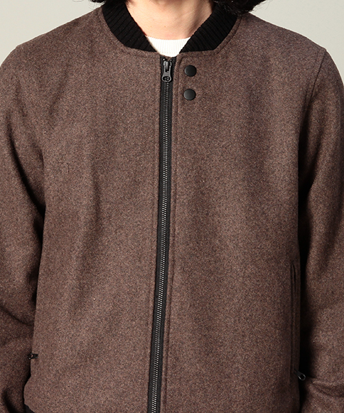 CIAOPANIC（チャオパニック）の「【Ciaopanic】【TOOL】　メルトンＺＩＰブルゾン（スタジャン・メンズ・グレー/ブラウン/ネイビー・LARGE/MEDIUM）」の9枚目の写真