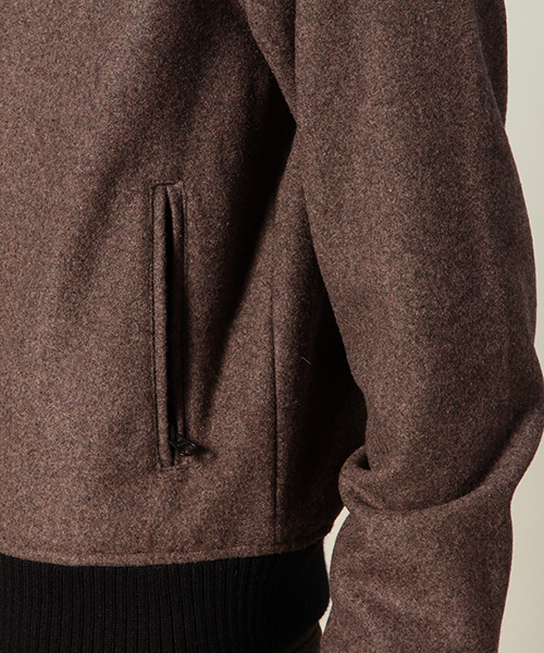 CIAOPANIC（チャオパニック）の「【Ciaopanic】【TOOL】　メルトンＺＩＰブルゾン（スタジャン・メンズ・グレー/ブラウン/ネイビー・LARGE/MEDIUM）」の13枚目の写真