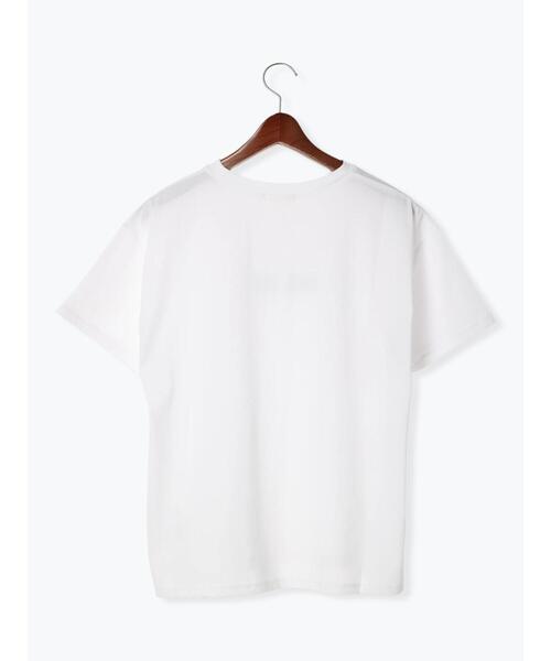 Te chichi(テチチ)の「ロゴウレタン刺繍Tシャツ(Tシャツ/カットソー・レディース・オフホワイト/チャコールグレー/ホワイト・F)」の18枚目の写真