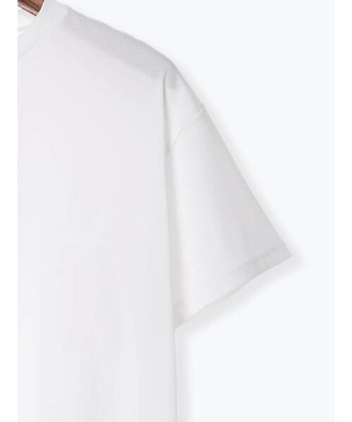 Te chichi(テチチ)の「ロゴウレタン刺繍Tシャツ(Tシャツ/カットソー・レディース・オフホワイト/チャコールグレー/ホワイト・F)」の20枚目の写真