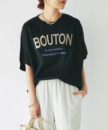 un dix cors（アンディコール）の「《箔ロゴが目を惹く》BOUTONドルマンカットソー（Tシャツ/カットソー）」