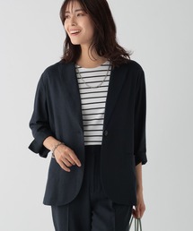 Elura | リッチリネンブレンドジャケット/120813(その他アウター)