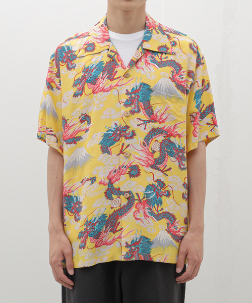 SUN SURF(サンサーフ)の「SUN SURF / サンサーフ TEAM OF DRAGONS SS39227(シャツ/ブラウス・メンズ・イエロー・X-LARGE/LARGE/MEDIUM)」の1枚目の写真