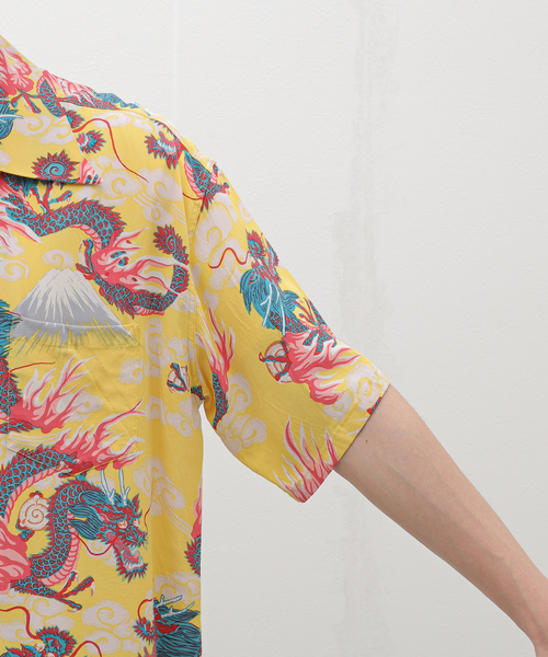SUN SURF(サンサーフ)の「SUN SURF / サンサーフ TEAM OF DRAGONS SS39227(シャツ/ブラウス・メンズ・イエロー・X-LARGE/LARGE/MEDIUM)」の8枚目の写真