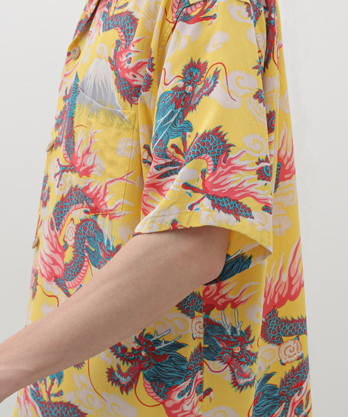 SUN SURF(サンサーフ)の「SUN SURF / サンサーフ TEAM OF DRAGONS SS39227(シャツ/ブラウス・メンズ・イエロー・X-LARGE/LARGE/MEDIUM)」の9枚目の写真