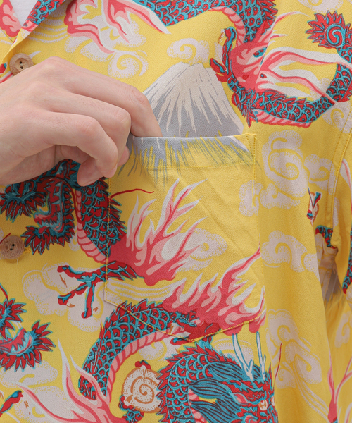 SUN SURF(サンサーフ)の「SUN SURF / サンサーフ TEAM OF DRAGONS SS39227(シャツ/ブラウス・メンズ・イエロー・X-LARGE/LARGE/MEDIUM)」の10枚目の写真