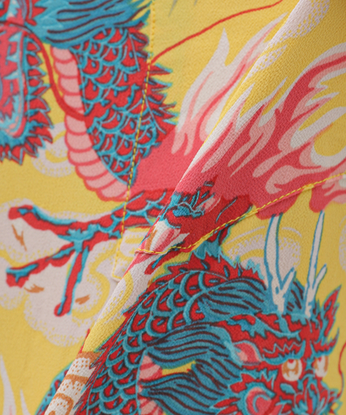 SUN SURF(サンサーフ)の「SUN SURF / サンサーフ TEAM OF DRAGONS SS39227(シャツ/ブラウス・メンズ・イエロー・X-LARGE/LARGE/MEDIUM)」の5枚目の写真