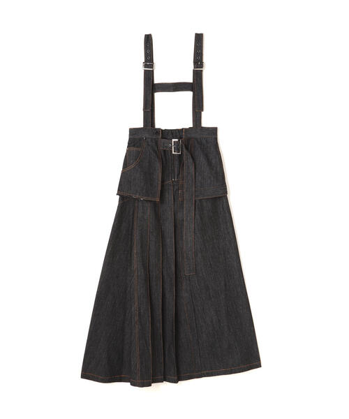 AULA AILA（アウラアイラ）の「AULA AILA（アウラ アイラ）別注アシンメトリージャンパースカート（ワンピース・レディース・ブラック/その他4・0/1）」の10枚目の写真