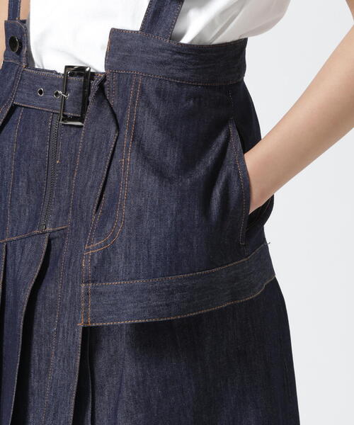 AULA AILA（アウラアイラ）の「AULA AILA（アウラ アイラ）別注アシンメトリージャンパースカート（ワンピース・レディース・ブラック/その他4・0/1）」の22枚目の写真