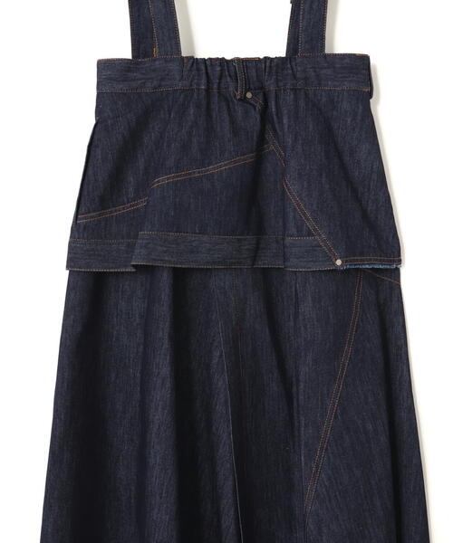 AULA AILA（アウラアイラ）の「AULA AILA（アウラ アイラ）別注アシンメトリージャンパースカート（ワンピース・レディース・ブラック/その他4・0/1）」の9枚目の写真