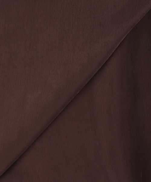 キュプラ ギャザーネックオールインワン（つなぎ/オールインワン